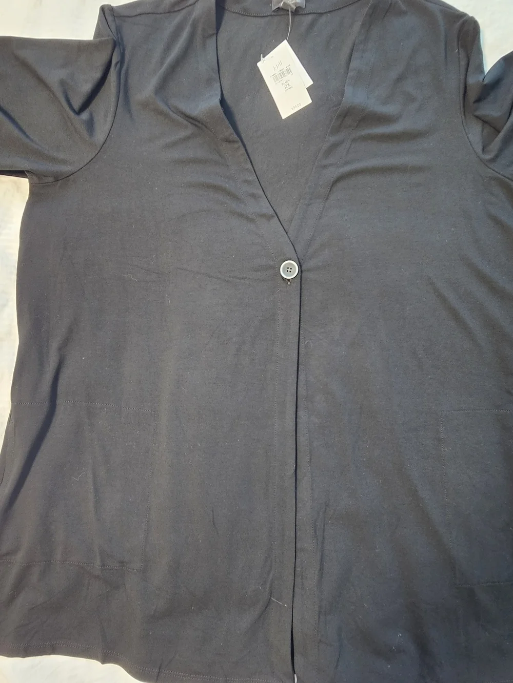 J. Jill Women's Black Cardigan Style Top Size 2X